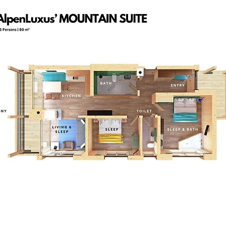 Sportlodge' Mountain Suite - Natural Pool, Whirlpool & Sauna By Alpenluxus Appartements Kleinboden Kültér fotó